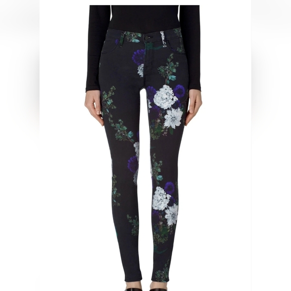 J Brand Forest Floral Sz 28 Jeans High Rise New Tags,All Products : American Fashion Style Bags On Sale